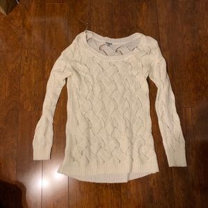 Adorable white sweater